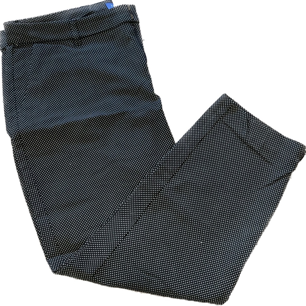 Old Navy Harper midrise pants 12R black dot design